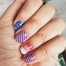 4th of July Nail Painting